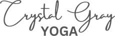 Crystal Gray Yoga logo